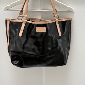 Kate Spade Black and Tan Women's Bag